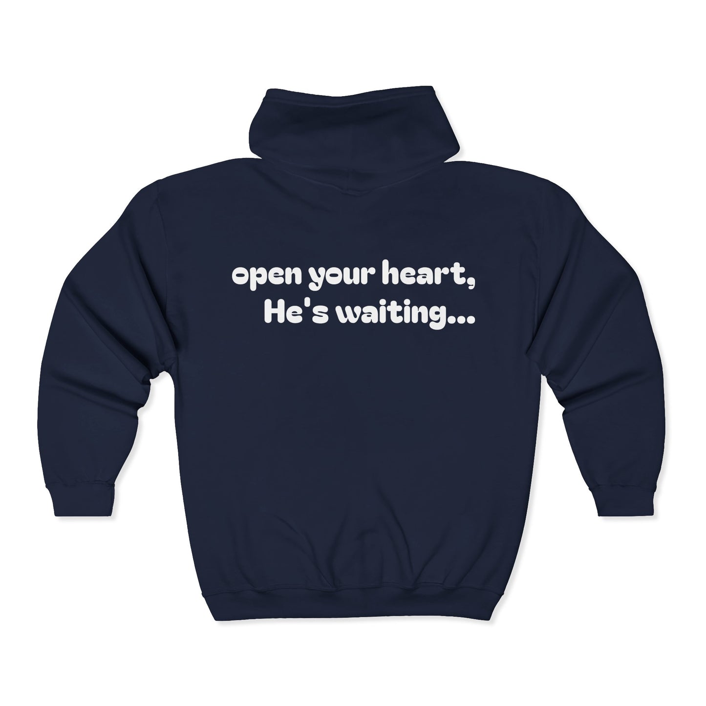open your heart ~ zip Hoodie
