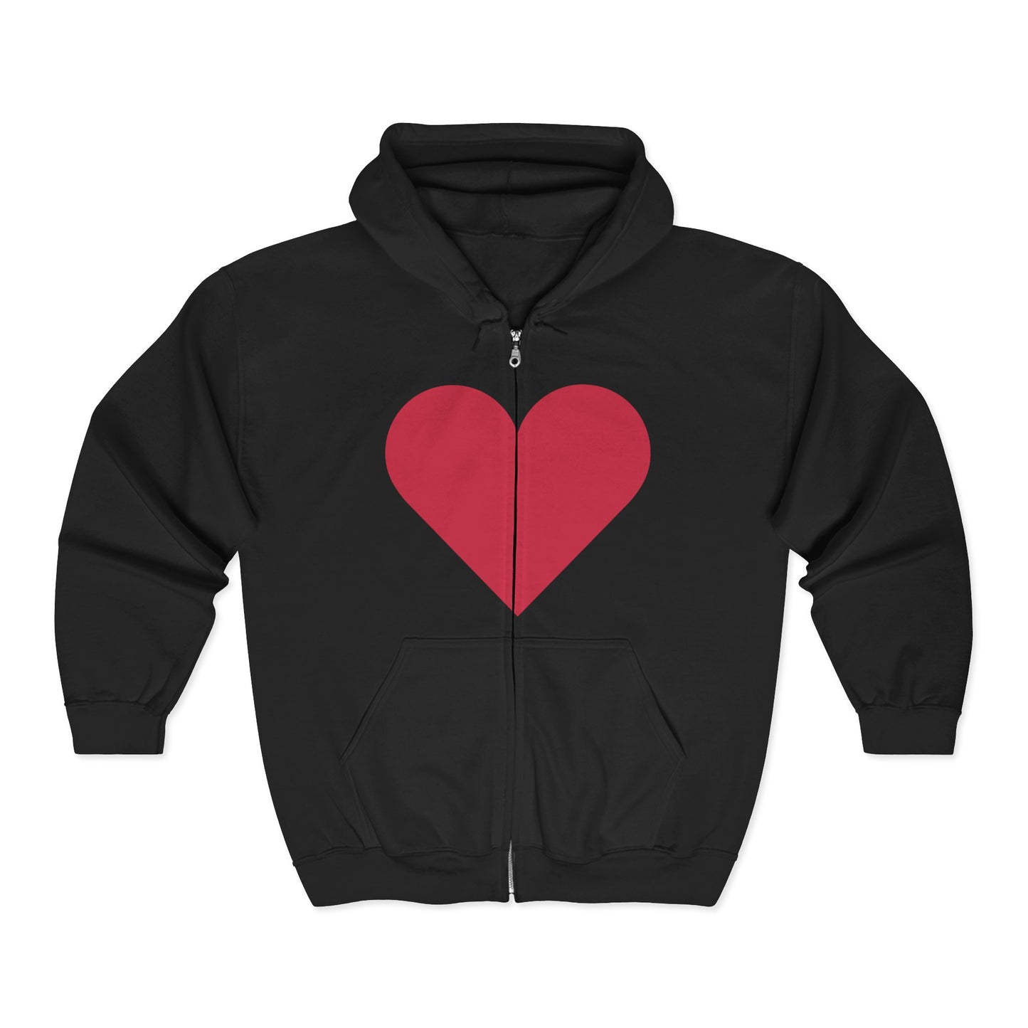 open your heart ~ zip Hoodie