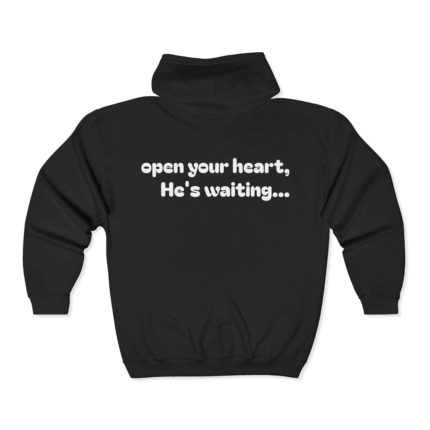 open your heart ~ zip Hoodie