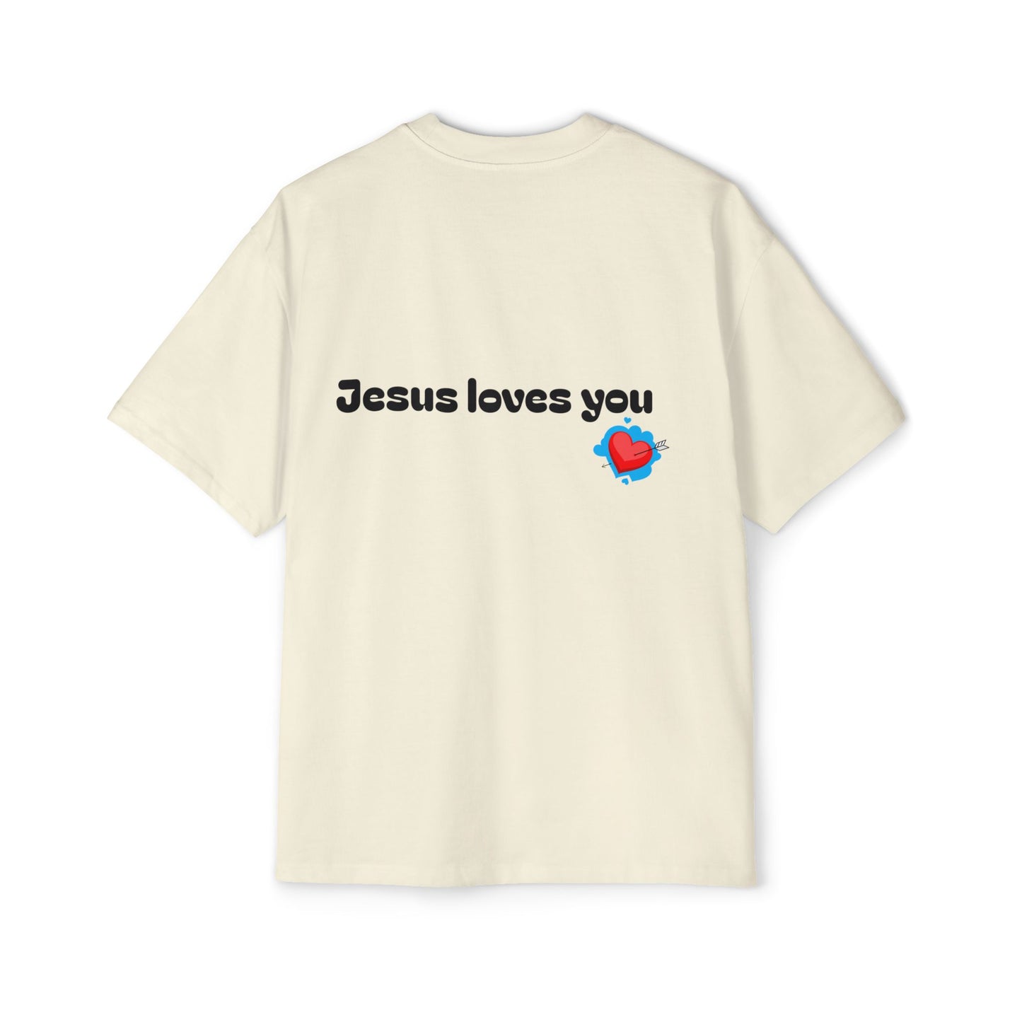 Jesus loves you ~ oversized T-shirt