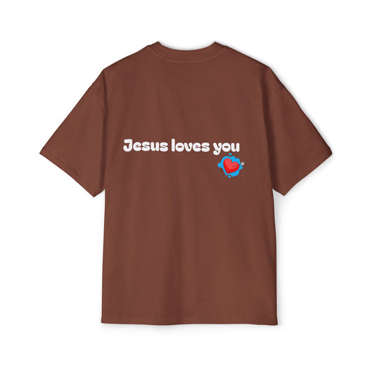 Jesus loves you ~ oversized T-shirt