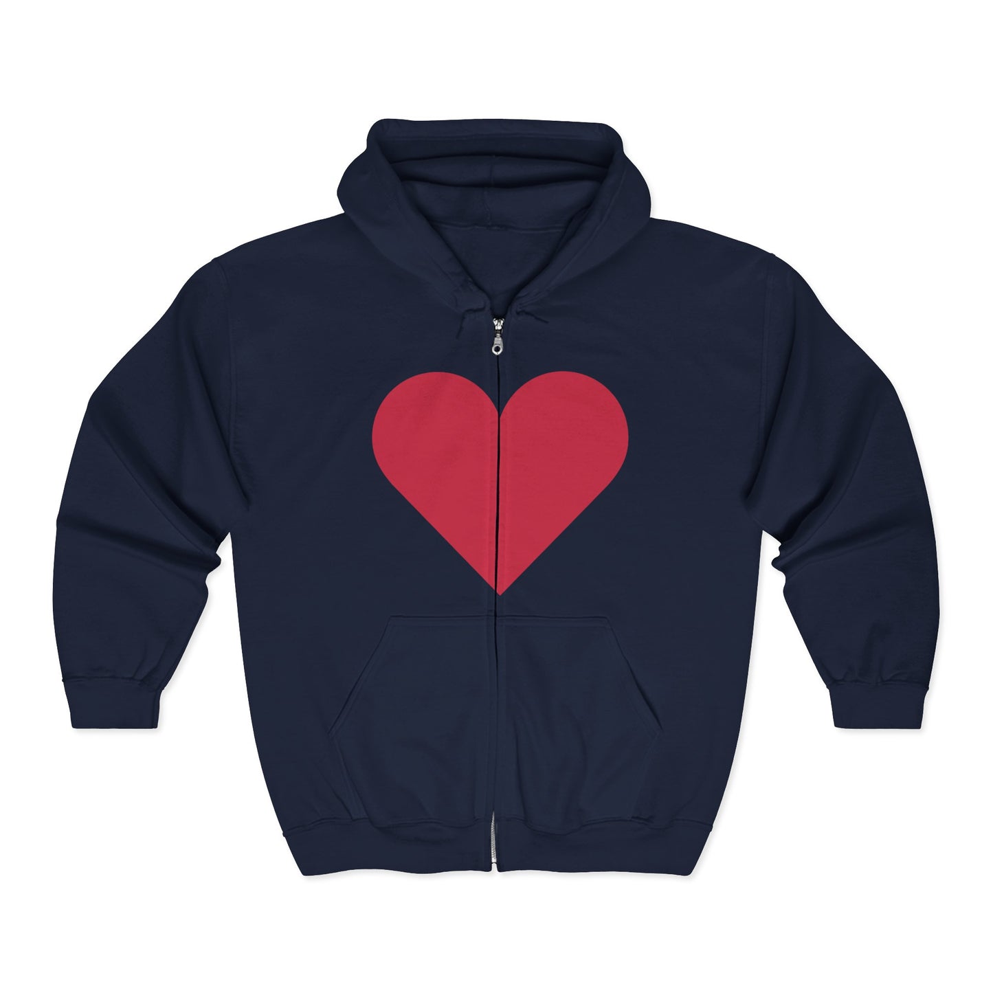 open your heart ~ zip Hoodie