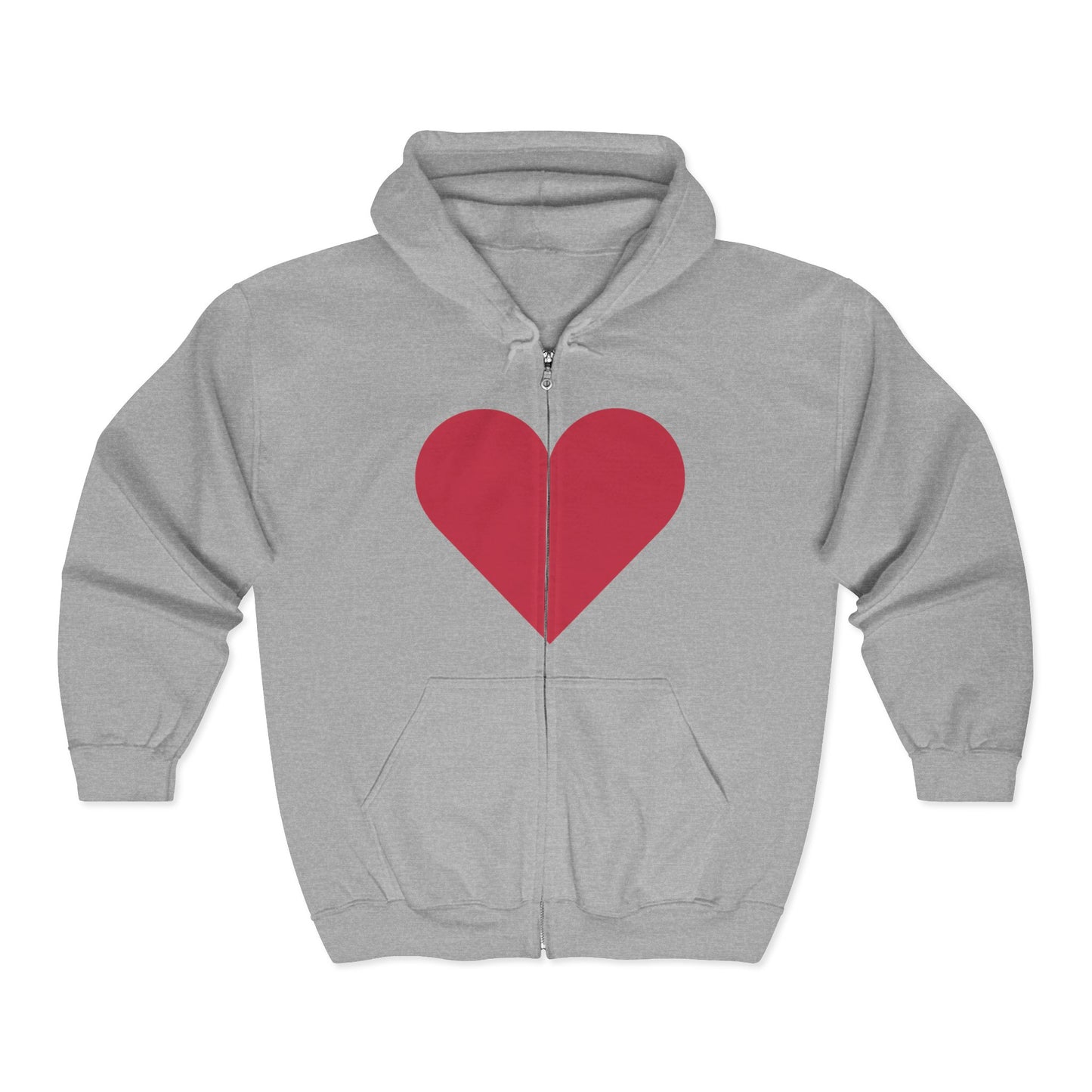 open your heart ~ zip Hoodie